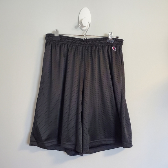 Champion Mens Mesh Shorts in Black - Picture 5 of 11